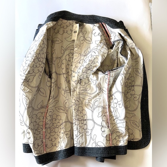 J.Jill Quilted Blue Chambray Jacket - Picture 3 of 10